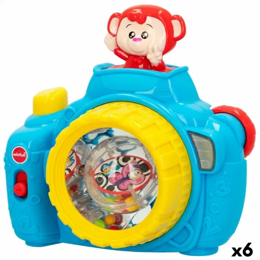 Câmara Fotográfica Infantil Winfun Azul 17 x 16,5 x 8 cm (6 Unidades)