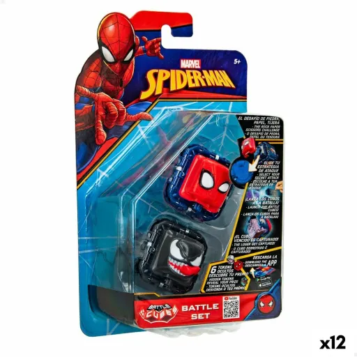 Jogo de Habilidade Spider-Man Battle Cubes (12 Unidades)