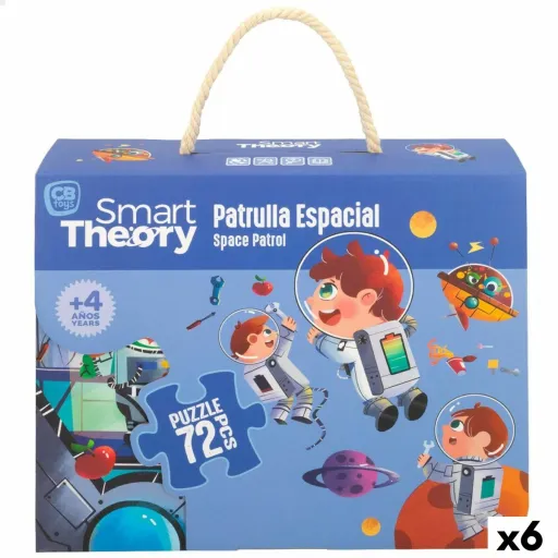 Puzzle Colorbaby Space Patrol 72 Peças 90 x 60 cm (6 Unidades)