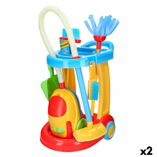 Carrinho de Limpeza com Acessórios PlayGo 30,5 x 67 x 37 cm (2 Unidades)