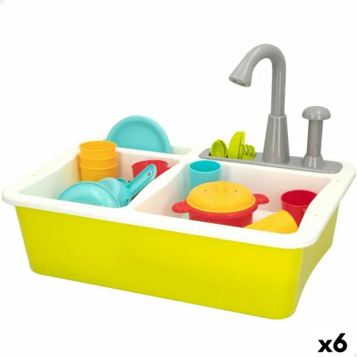 Cozinha de Brincar Colorbaby 22 Peças 42 x 29 x 28 cm Acessórios Lava-Loiça