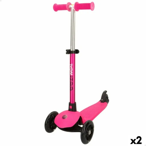 Patinete Scooter Eezi Cor de Rosa 2 Unidades