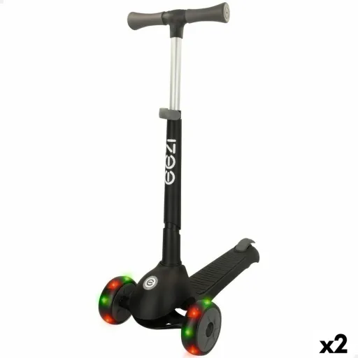 Patinete Scooter Eezi Preto 2 Unidades