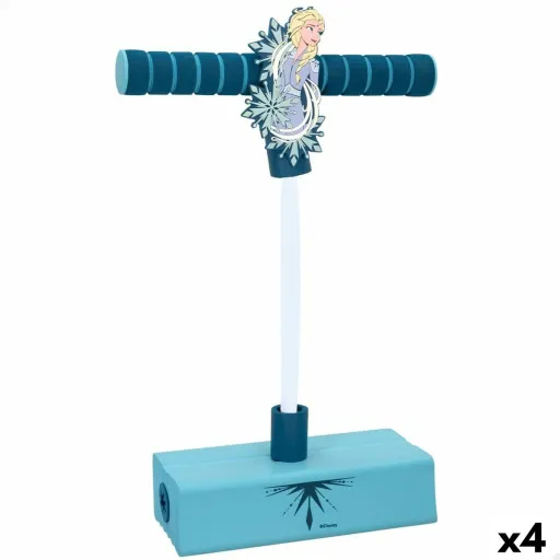 Saltador Pogo Frozen 3D Azul Infantil (4 Unidades)