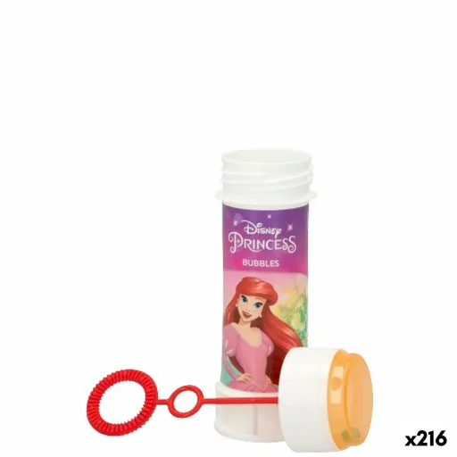 Frasco para Bolas de Sabão Disney Princess 60 ml 3,8 x 11,5 x 3,8 cm (216 Unidades)