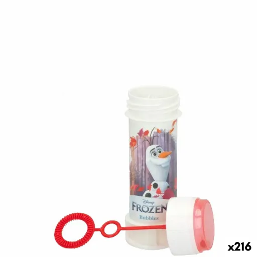 Frasco para Bolas de Sabão Frozen 60 ml 3,8 x 11,5 x 3,8 cm (216 Unidades)