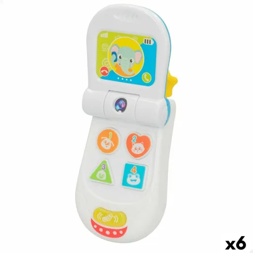 Telefone de Brincar Winfun 7 x 13,5 x 4,1 cm (6 Unidades)