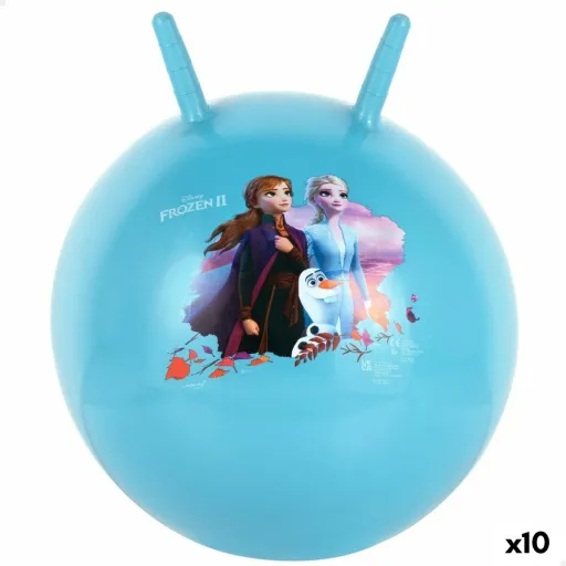 Bola Saltitante Frozen Ø 45 cm Azul (10 Unidades)