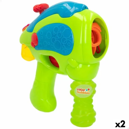 Jogo de Bolas de Sabão Colorbaby Verde Pistola 118 ml 20,5 x 23,5 x 8,5 cm (2 Unidades)