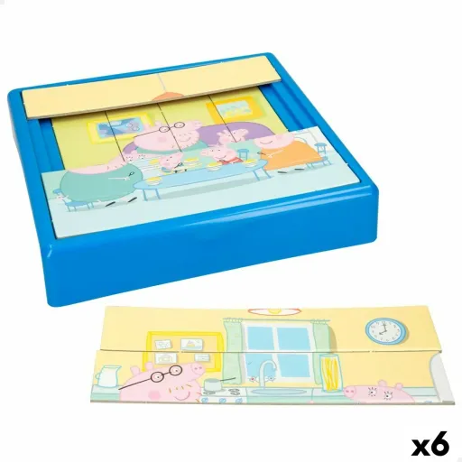 Puzzle Infantil Peppa Pig 25 Peças 19 x 4 x 19 cm (6 Unidades)