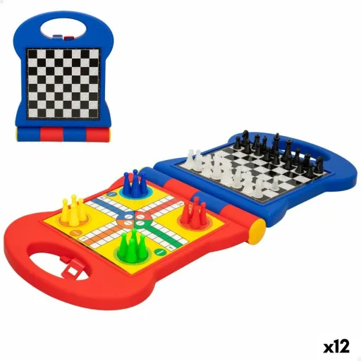 Jogo de Mesa Colorbaby Xadrez 24 x 3 x 17 cm (12 Unidades) (105 Peças)