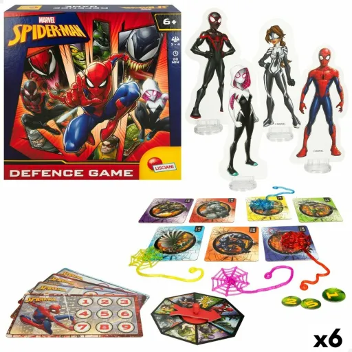 Jogo de Mesa Spider-Man Defence Game (6 Unidades)