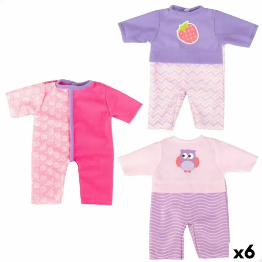 Roupa para Bonecas Colorbaby 3 Peças 6 Unidades