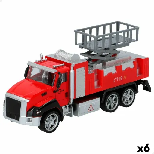 Camião de Bombeiros Speed & Go 21 x 9,5 x 5,5 cm (6 Unidades)