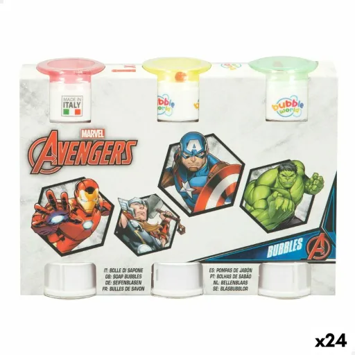 Bubble Blower Set The Avengers 3 Peças 60 ml (24 Unidades)