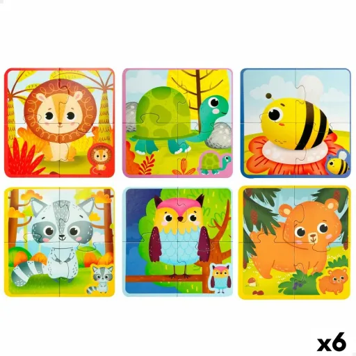 Puzzle Infantil Lisciani Tátil 24 Peças 16 x 0,1 x 16 cm (6 Unidades)