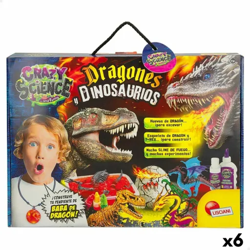 Jogo de Ciência Lisciani Dragones y Dinosaurios ES (6 Unidades)