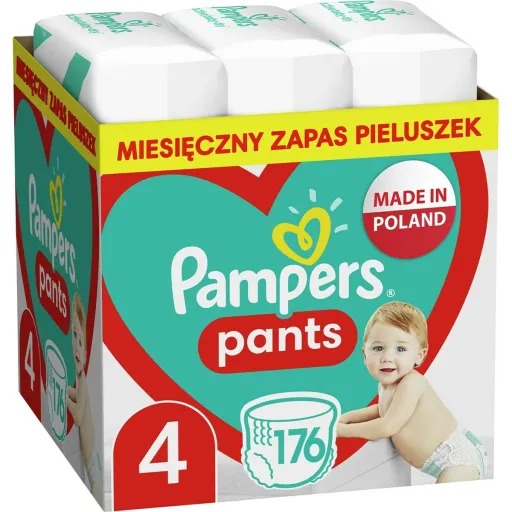 Fraldas Descartáveis Pampers 4 (176 Unidades)