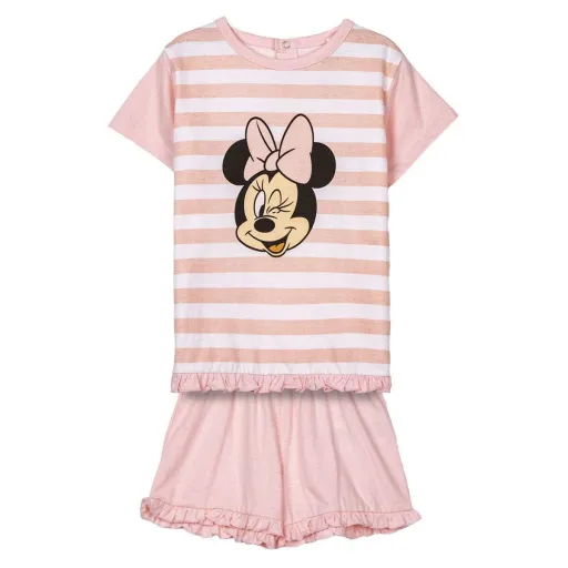 Pijama Infantil Minnie Mouse Cor de Rosa