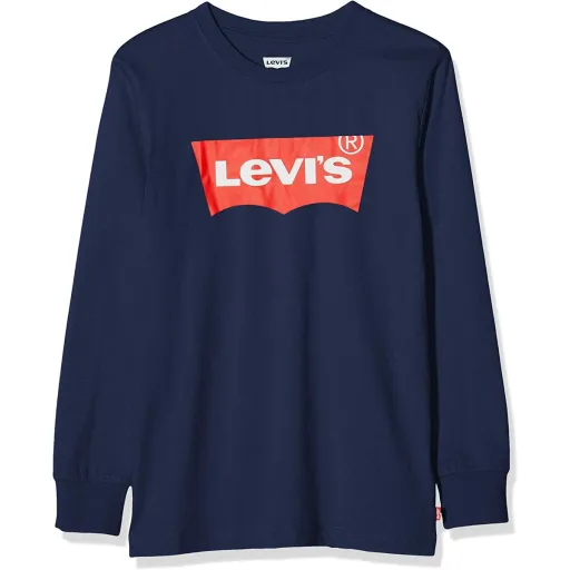 Shirt Infantil Levi's Batwing Azul Escuro