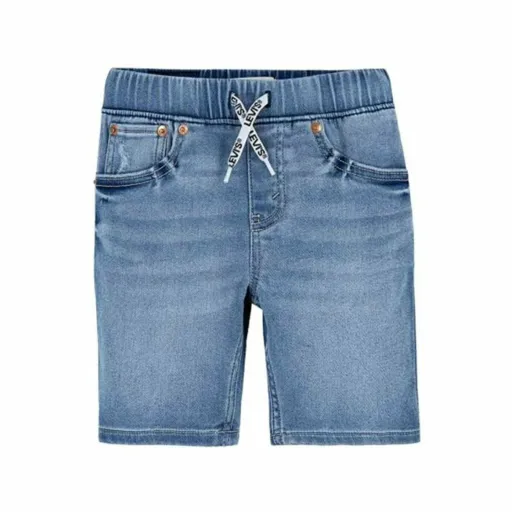 Calças Curtas Skinny Levi's Dobby Azul Aço Homem