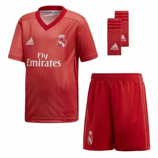 Conjunto Desportivo para Crianças Adidas Real Madrid 2018/2019 Vermelho