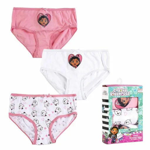 Conjunto de Cuecas para Menina Gabby's Dollhouse 3 Unidades Multicolor