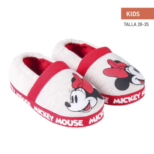 Chinelos de Casa Minnie Mouse Cinzento Claro