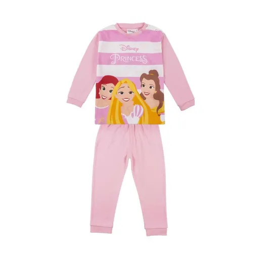 Pijama Infantil Disney Princess Cor de Rosa