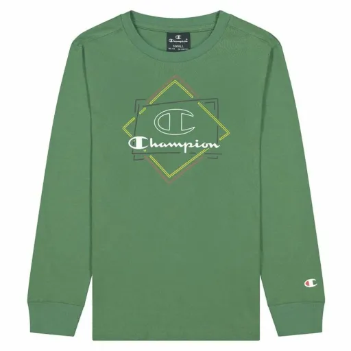 Shirt Infantil Champion Athletic Crewneck  Verde