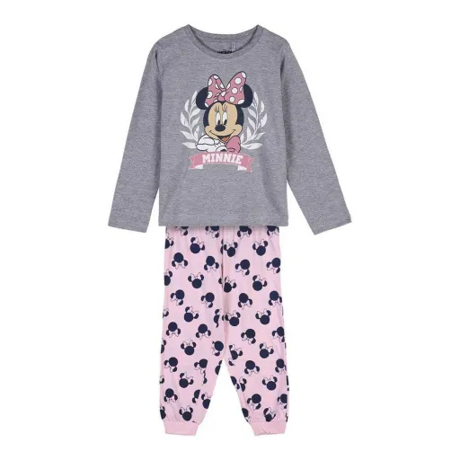 Pijama Infantil Minnie Mouse Cinzento