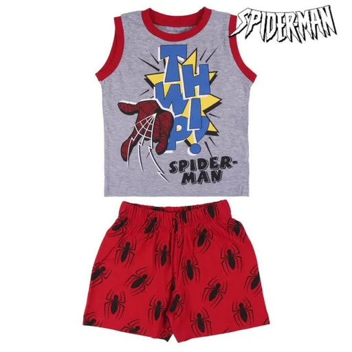 Pijama Infantil Spider-Man Cinzento