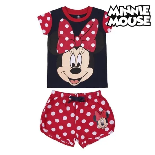 Pijama Infantil Minnie Mouse Vermelho