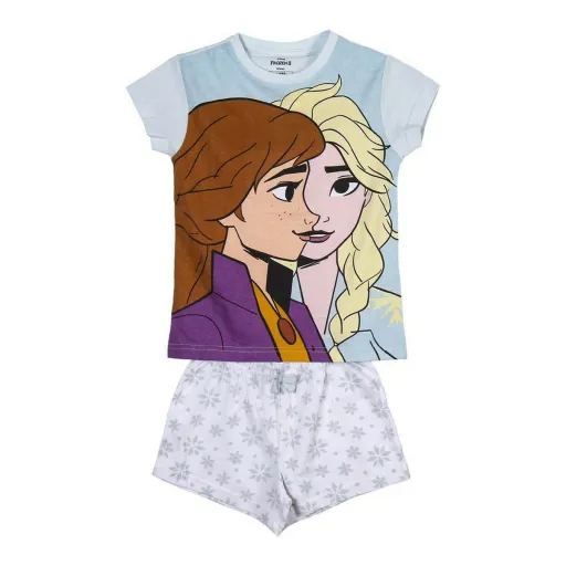 Pijama de Verão Frozen Azul Claro