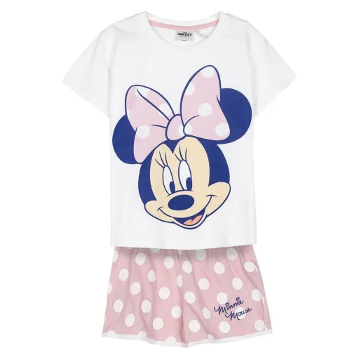 Pijama Infantil Minnie Mouse Cor de Rosa