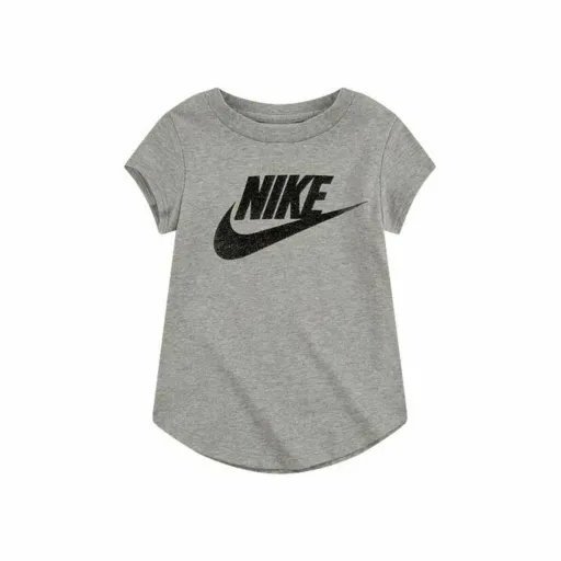 Camisola de Manga Curta Infantil Nike Futura SS Cinzento