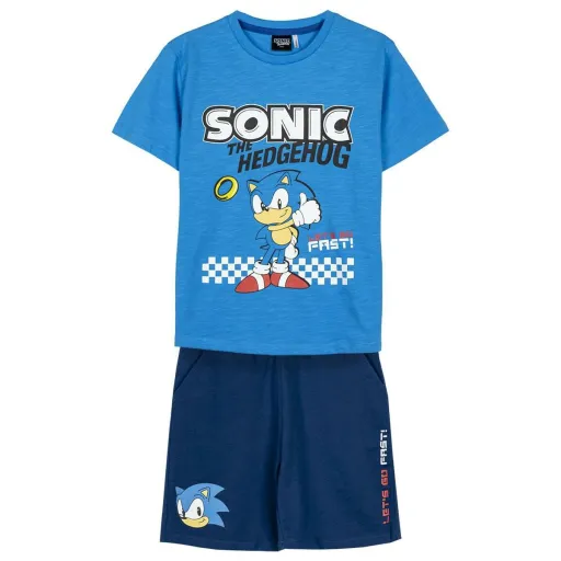 Conjunto de Vestuário Sonic Azul