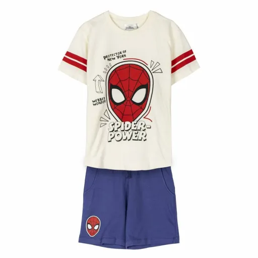 Conjunto de Vestuário Spider-Man Azul Bege