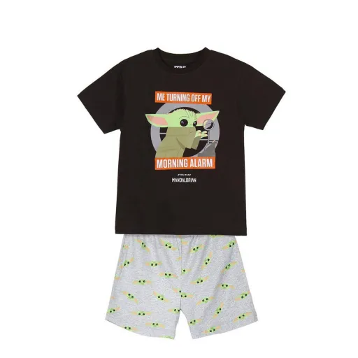 Pijama Infantil The Mandalorian Castanho Infantil