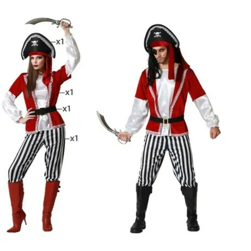 Fantasia para Adultos Vermelho Pirata