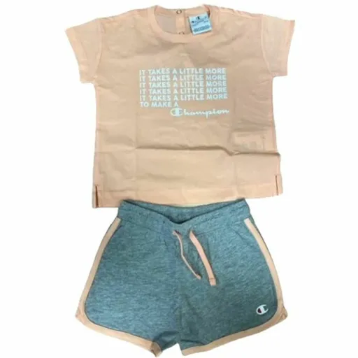 Conjunto Desportivo para Crianças Champion Baby Beige Bege