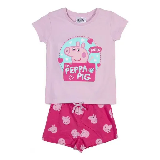 Pijama de Verão Peppa Pig Cor de Rosa