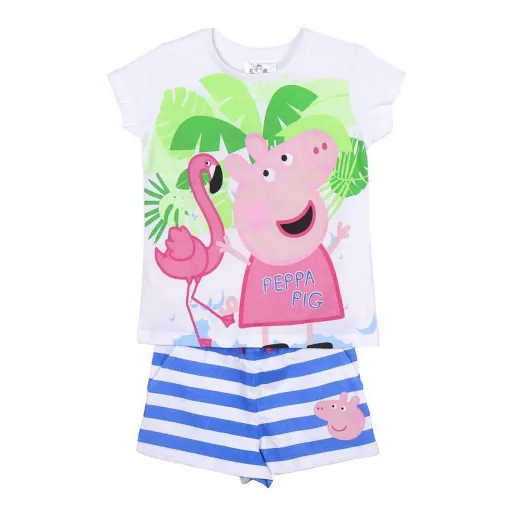 Conjunto de Vestuário Peppa Pig Branco Azul