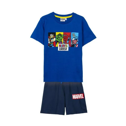 Conjunto de Vestuário The Avengers Azul Infantil