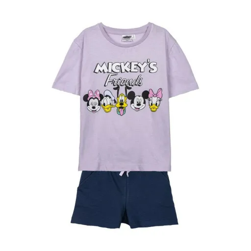 Conjunto de Vestuário Minnie Mouse Lilás Infantil