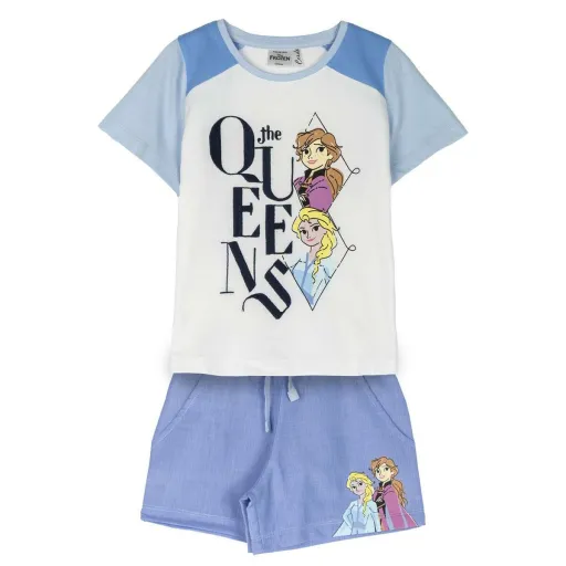 Conjunto de Vestuário Frozen Azul Branco