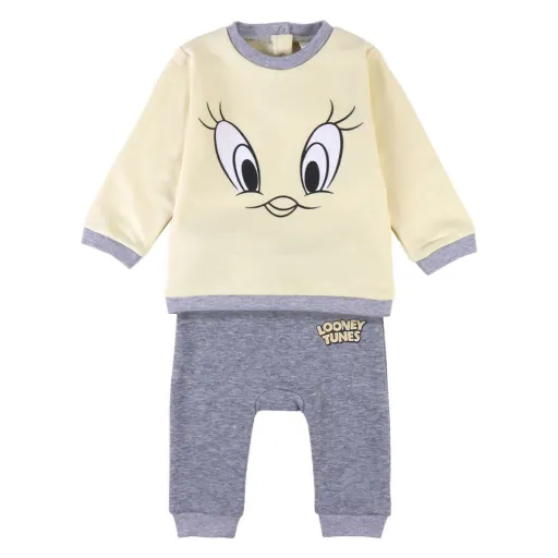 Fato de Treino Infantil Looney Tunes Amarelo