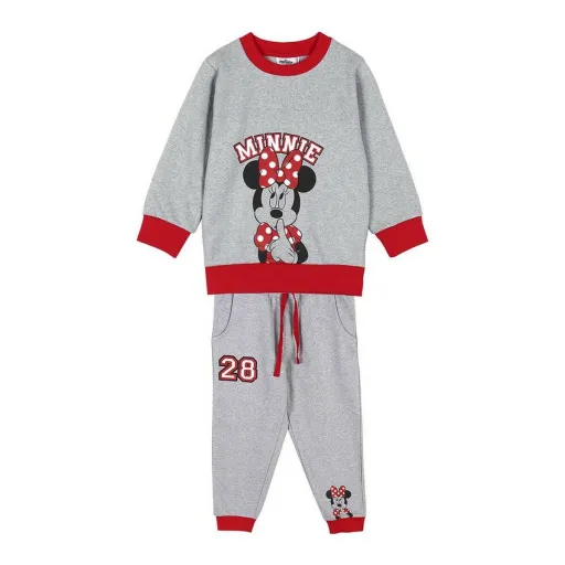 Fato de Treino Infantil Minnie Mouse Cinzento