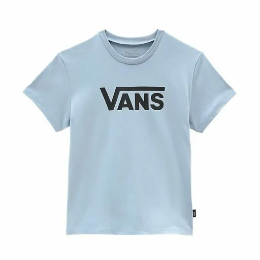 Camisola de Manga Curta Infantil Vans Flying V Crew Azul