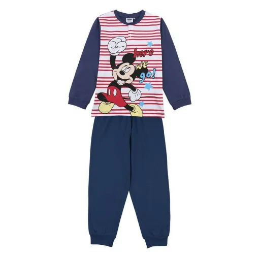 Pijama Infantil Mickey Mouse Azul Escuro